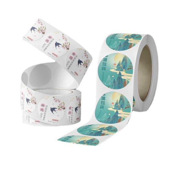 Waterproof Custom Label Stickers Self Adhesive For Food / Cosmetic