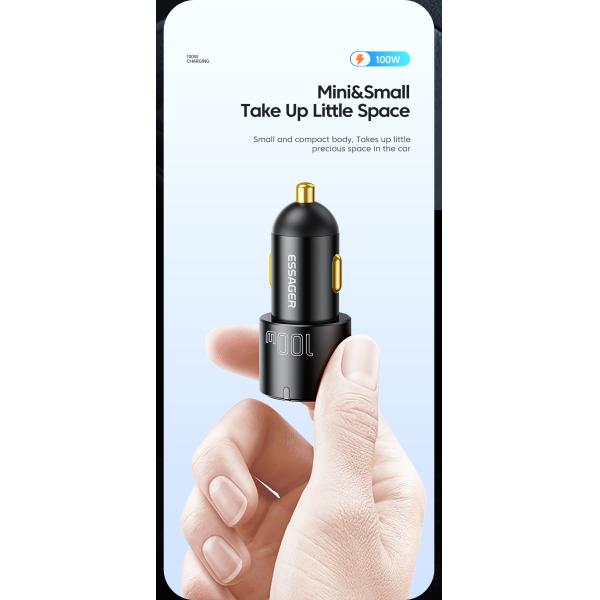 City F688 F689 F699 Type C USA B Power Supply Adapter Car Charger 66W 60W