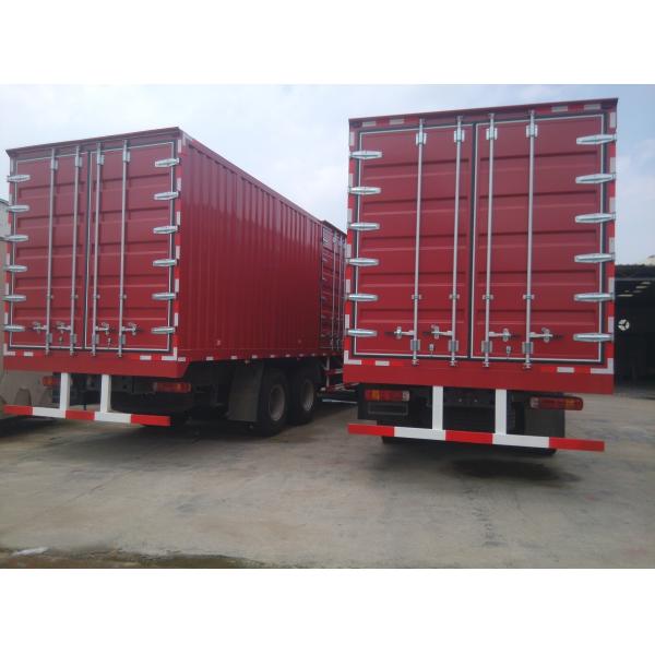 Small Cargo Truck 336HP 371HP 8x4 12 Tires Stake Side Wall Box Cargo Truck