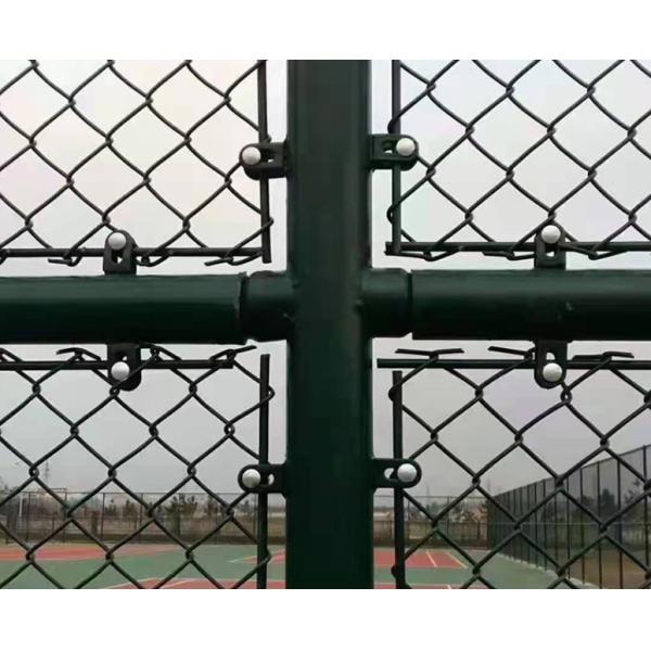 4 Ft 4.8mm Galvanized Chain Link Fence 55x55mm Aperture