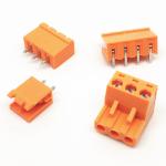 Orange 5.08mm Spacing PCB Pluggable Screw Terminal Blocks Plug + Pin Header