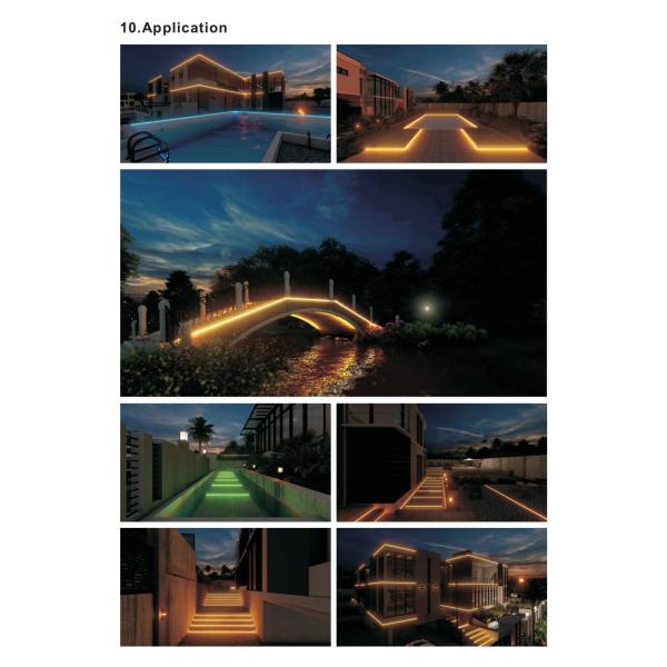 IP65 Outdoor String Light , SMD5050 Outdoor String Light With LiFePO4 Battery