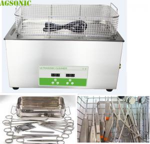 China 30 Liter Lab Benchtop Ultrasonic Cleaner For Mobile Surgical Instrument Repair on sale
