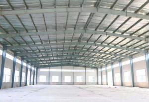 China Pre Engineered Steel Buildings / Clean Span Steel Frame Structure Warehouse on sale