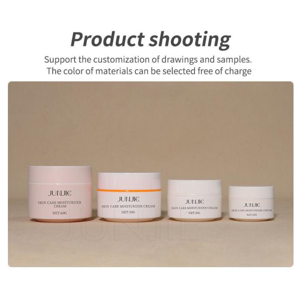 Luxury 60ml 50ml 30ml 20ml Empty White Body Cream Jar Container Face Cosmetic Jar Packaging Set