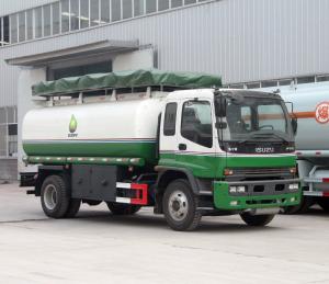 China Q235 Carbon Steel Petrol Tanker Truck , Diesel Delivery Truck For ISUZU Oil Refiller Tank wholesale