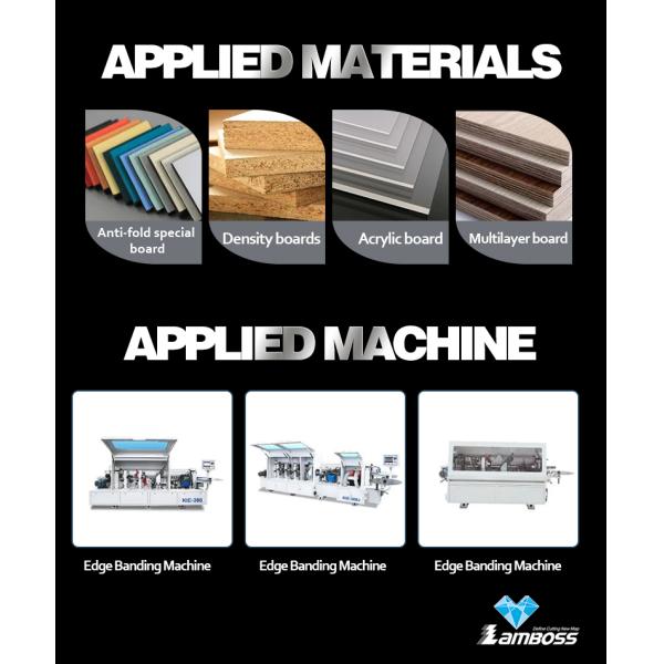 Sharp PCD Milling Cutter For Edge Banding Machines Diamond Wood Cutter LH/RH