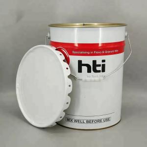 China UN Rated 5 Gallon Metal Bucket With Flower Lid For Solvent wholesale
