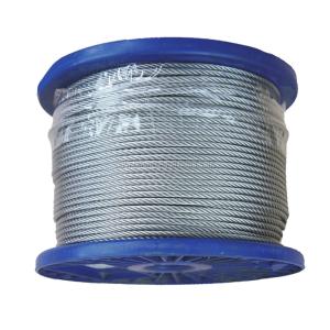 China Competitive 1x7/7x7/7x19 SUS 304 Stainless Steel Wire Rope with Steel Core Construction and Types wholesale