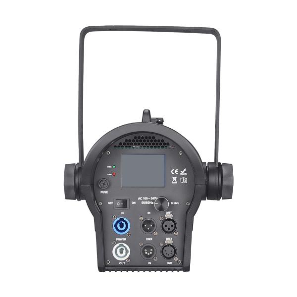 Stage-Grade LED Fresnel Spotlight – 350W COB, 20°-60° Zoom, Low-Noise Cooling