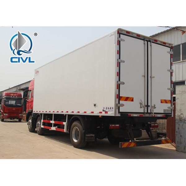 Sinotruk 3 - 7 Ton Carrier Refrigerated Truck / Cooler Van For Fresh Vegetable And Milk