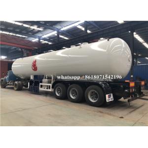 China 23 Tons Lpg Delivery Truck , Propane Transport Trailer 49.6CBM Capacity wholesale