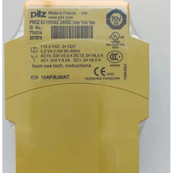 774730 Pilz - PNOZ X4 24VDC 3n/o 1n/c - Safety Relay PNOZ X - E-STOP Safety Gate Light Grid