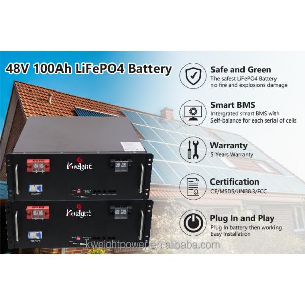 Pv Ups Energy Lithium Battery Module 51.2V Lifepo4 Lithium Battery Pack