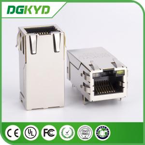 China Shieded Single Port POE RJ45 Connector With Filter High Performance For CAT5 Cable wholesale
