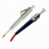 Quality MM Fiber Optic Patch Cord ST to LC 50 / 125 μm Simplex for Fiber Optic Sensor for sale