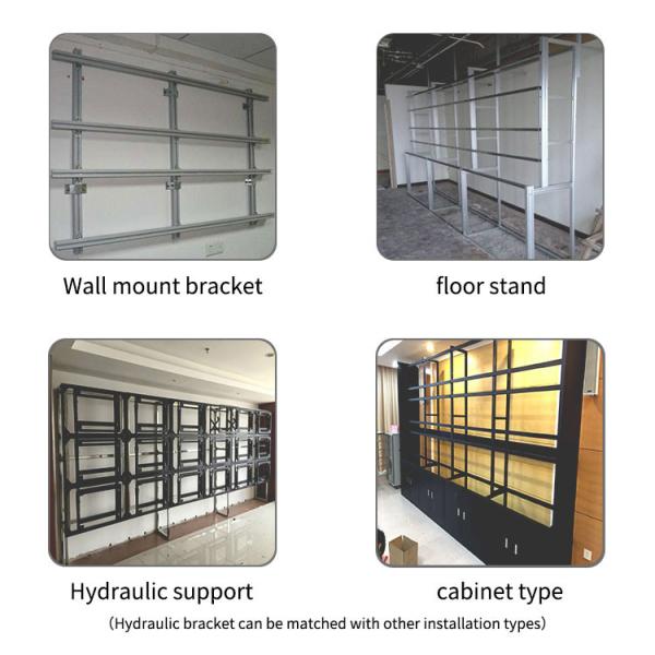 DID Lcd Display Wall Diagonal 1388mm 8MS 55 Video Wall Display 700cd/M2