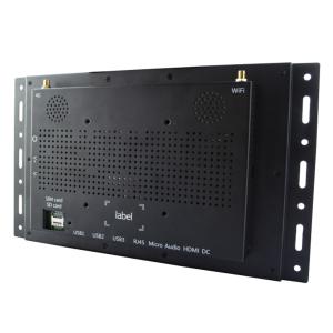 10.1'' LCD Advertising Player Metal Case Interactive Digital Signage For Meeting