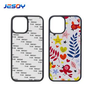 China DIY Sublimation Mobile Phone Case Shockproof TPU PC Aluminum Plate wholesale