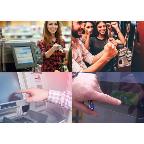 18.5 Inch PCAP Touch Display Monitor Pure Flat Open Frame 400cd/M2