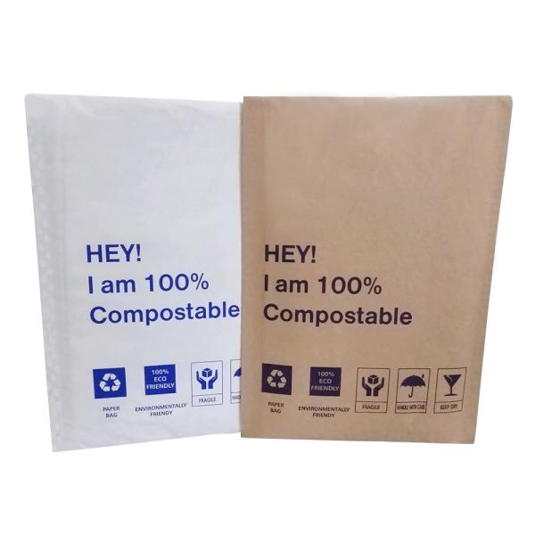 FSC Kraft Paper Honeycomb Padded Mailer For Apparel Shipping