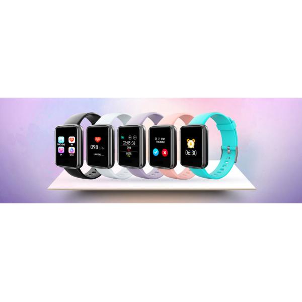 Steel 202 Health Monitoring Smartwatch 260 MM Zinc alloy glass body temperature wristband