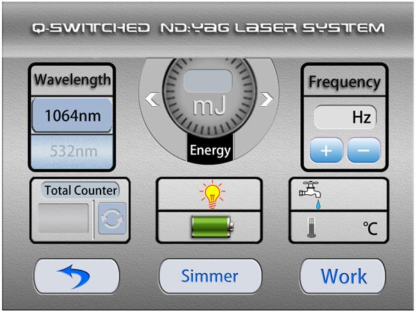 q clear laser Q-Swtiched Nd Yag Laser Machine FMY-I Tattoo Removal Machine