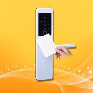 China Smart Card Hotel Door Lock , Card Operated Door Locks Support Android 4.3 System wholesale