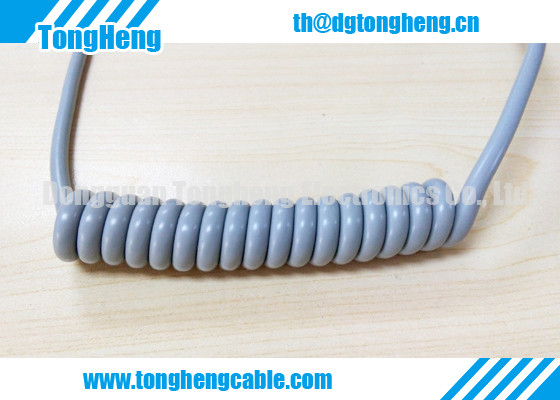 1000V High Voltage Stable Resilient Coiled Spiral Cable