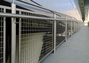 China 30%-60% Open area Architectural Metal Mesh 0.5mm-4.0mm Wire Mesh Stair Railing wholesale