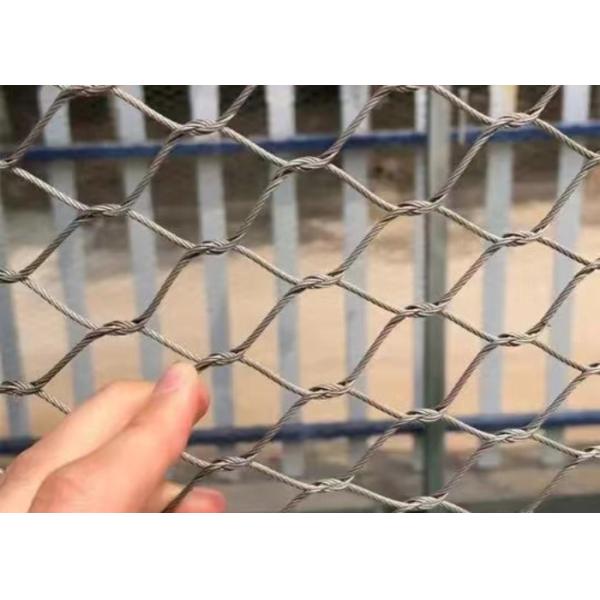 10*10mm Ferrule Connected Wire Rope Mesh Stainless Steel Cable Netting for Decoration