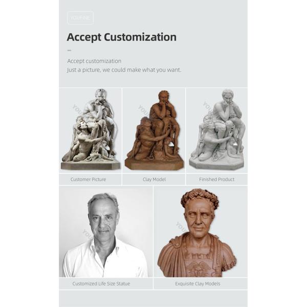 Park Decor Outdoor Marble Egg Sculpture