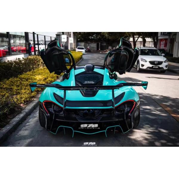 For McLaren P1 Body Kit P1 Upgraded GTR Style Front and Rear Bumper Spoilers Carbon Fiber Body Kit