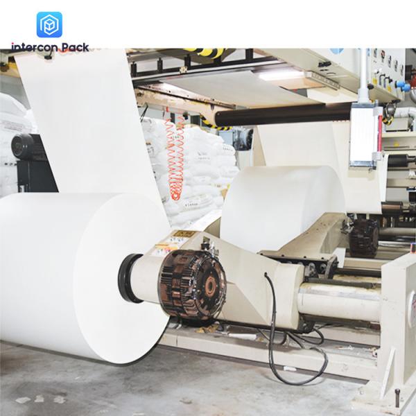Waterproof Stone Paper Rolls Tear Resistant Recyclable Gravure Printing