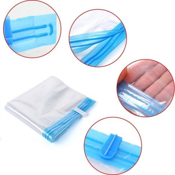 Space Saver 40*60cm Vacuum Seal Storage Bags With Hand Pump