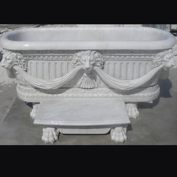 Home deocration Nature stone bathtub, marble bathtub for bathroom,china sculpture supplier