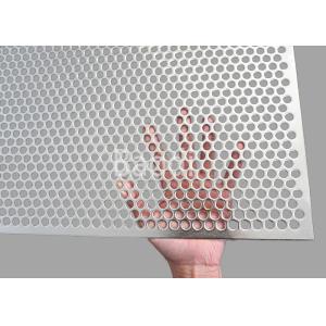China Stainless Steel 316L Perforated Stainless Sheet With Staggered Round Holes on sale