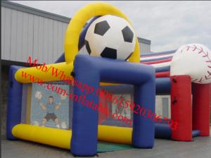 China World Cup Soccer Inflatable goal Inflatable Goal Kick Fantasy Inflatable Soccer Game Goal wholesale