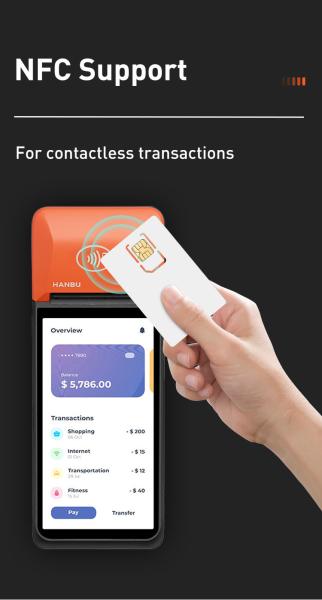 Quality Take Your Business To The Next Level With Android Handheld POS Terminal WIFI Support Pos Terminal Manufacturers for sale