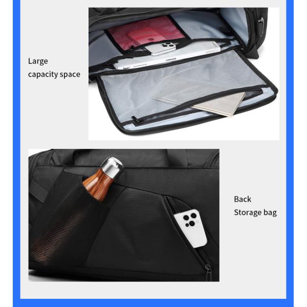 One Shoulder Sports Travel Duffle Bag Large Capacity Antifouling