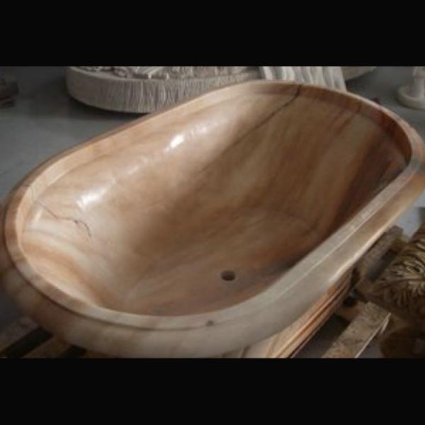 Hotel Deocration Black marble bathtub with polishing for bathroom,china sculpture supplier