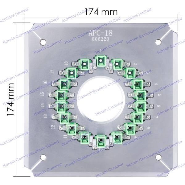 SCAPC 18 Fiber Optic Polishing Plate Fiber Optic Fixtures For SFP550