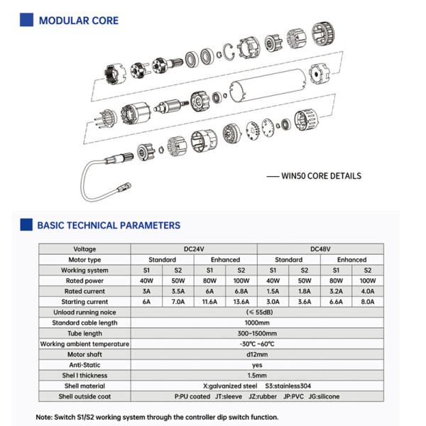 DC24V Brushless Motor Drive Roller High Torque Motor For Conveyor Systems