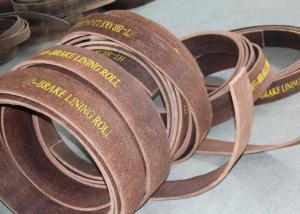 China Water Resistance Brake Roll Lining Winch Brake Lining Brown Brake Shoe Lining Kit wholesale