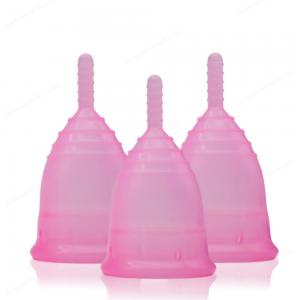 China OEM Medical Grade Silicone Menstrual Cup Organic No Smell Menstrual Cups wholesale