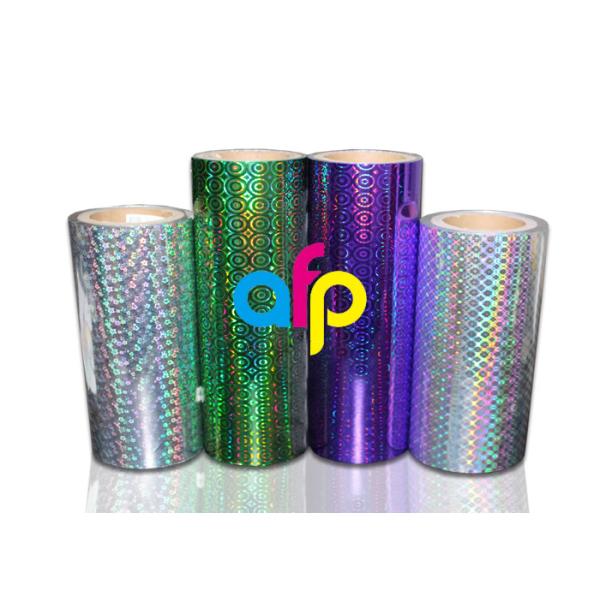 BOPP Laser Holographic Film For Lamination Machine 180mm - 1300mm Width