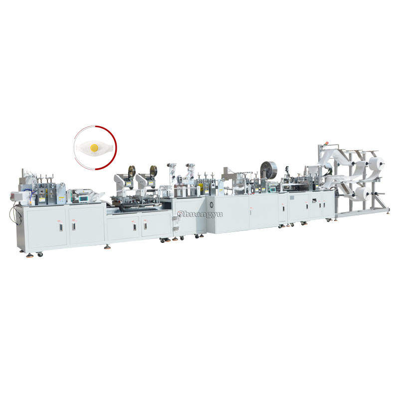 China 40pcs/min Disposable Face Mask Making Machine , automatic stapling machine wholesale
