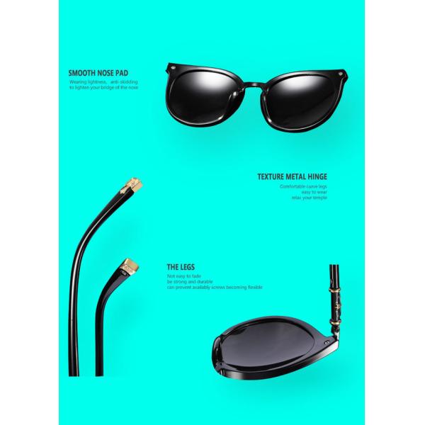 PC Polarized UV400 PC Sunglasses And Eye Health Impact Resistant