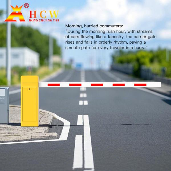 HCW Boom Barrier Gate Waterproof and Rustproof 1-6S Adjustable DC Brushless Motor Barriers Parking
