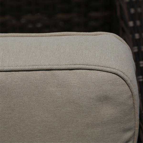 Living Room Wicker Outdoor Couch Black Garden Sofa Dining Set